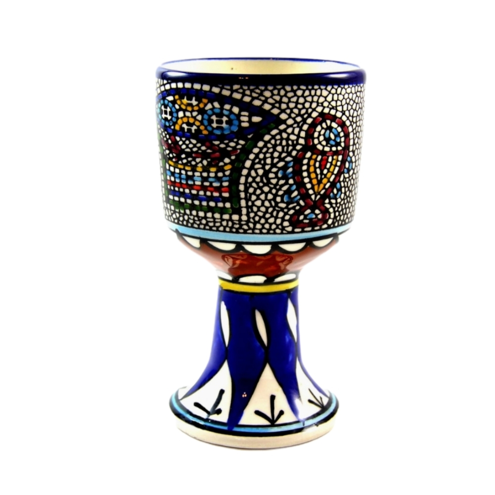 The Loaves and Fish Wine Cup (Chalice) Large - 6 Inches New!